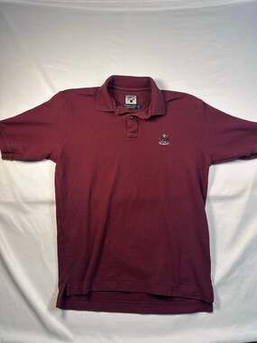 Faconnable Maroon Polo